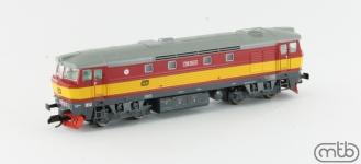 MTB Model CD 749 134 - TT - Diesellok 749.134, ČD, Ep. IV